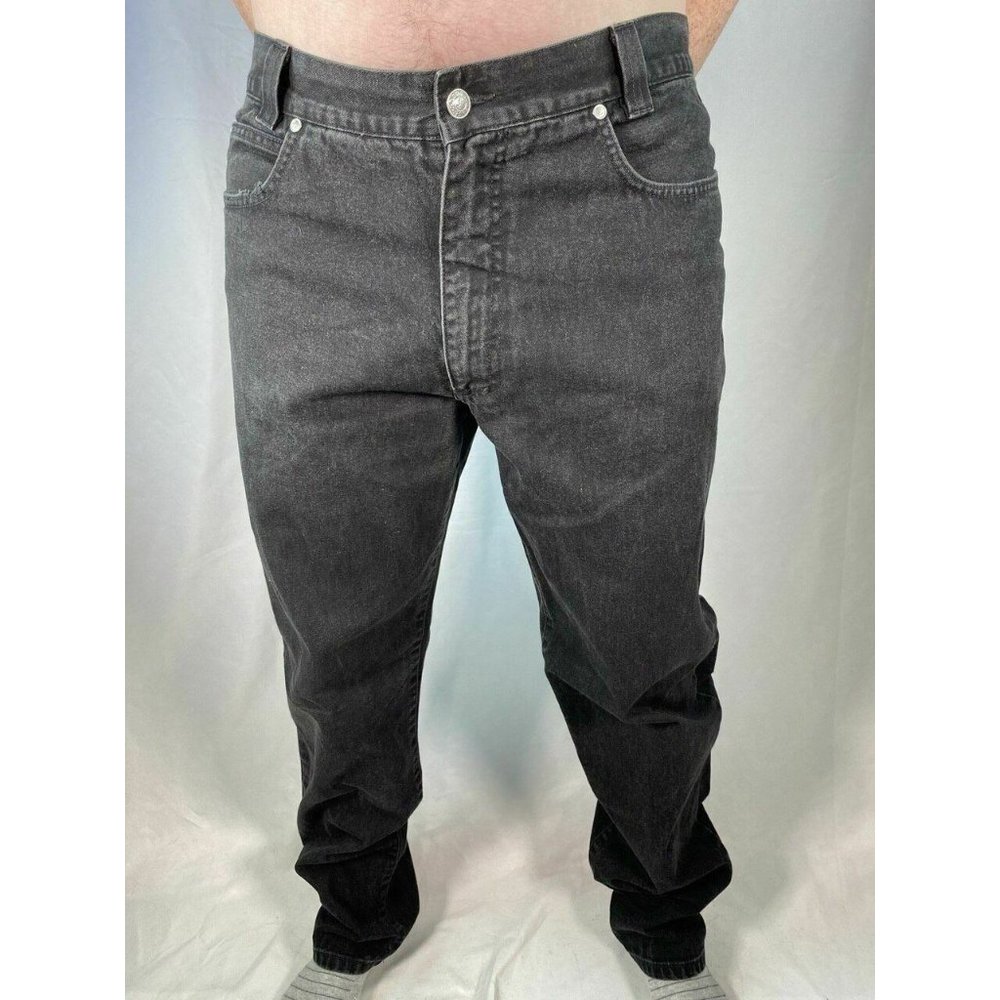 Versace Classic V2 Faded Black Gray Wash Straight